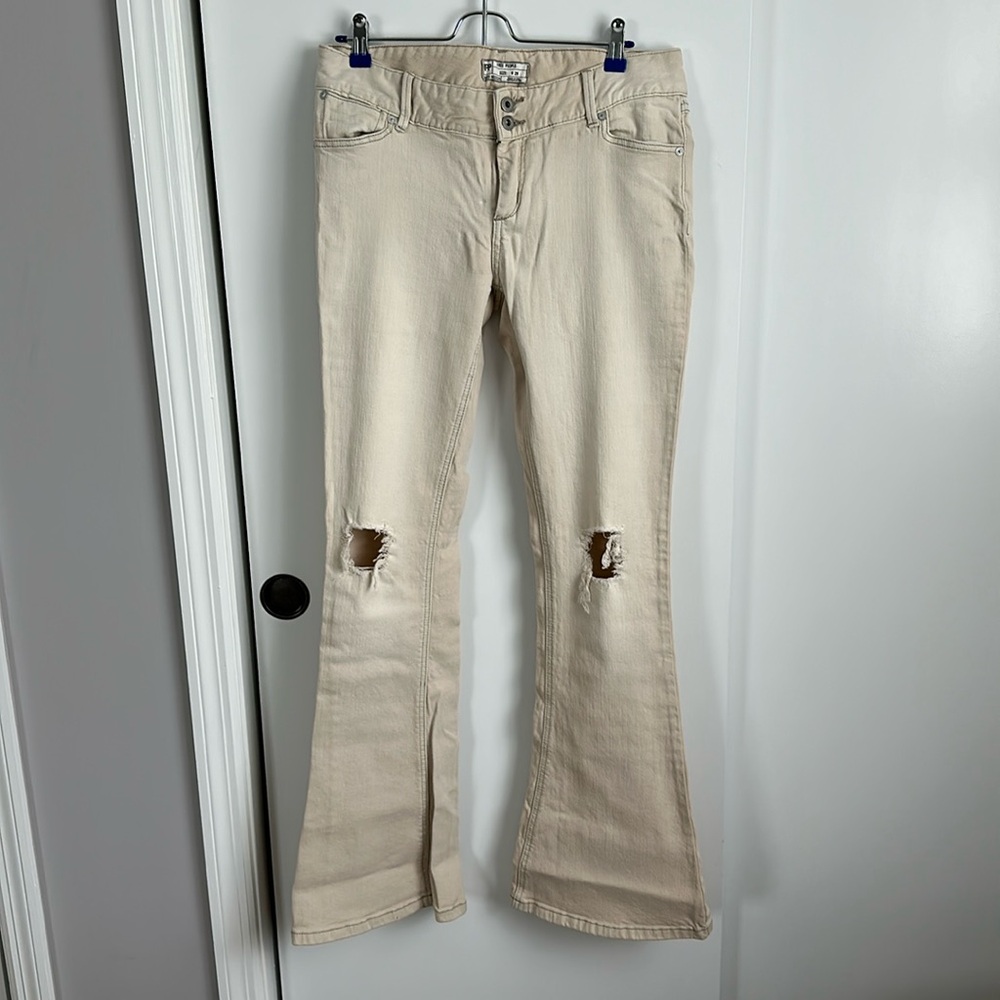 Free people | distressed flare jeans